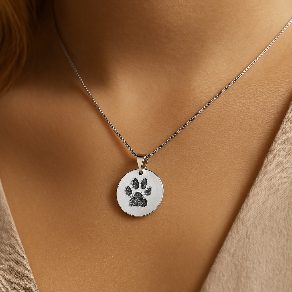Round Paw Necklace