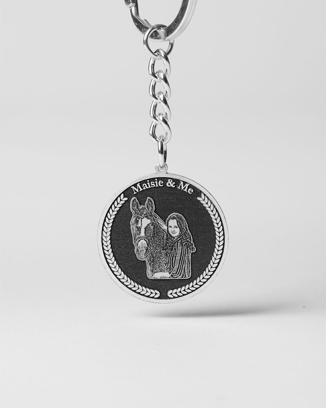 Nøglering med Medaljon
