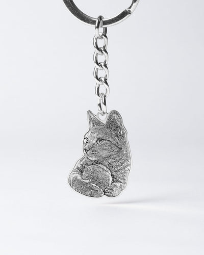 Silvercut Nøglering