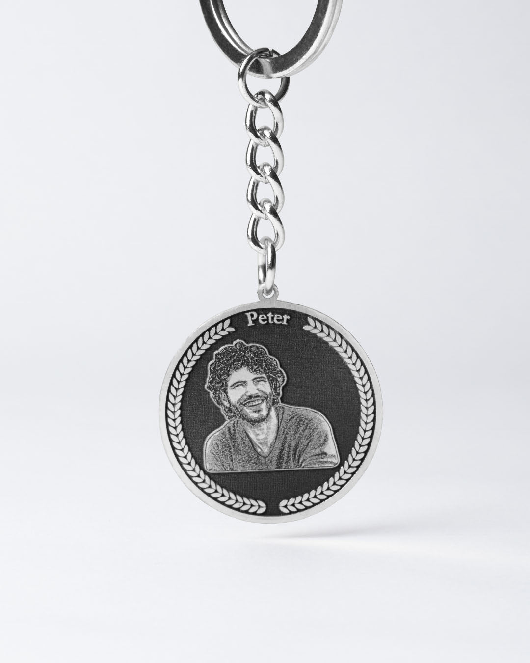 Nøglering med Medaljon