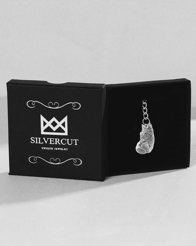 Silvercut Nøglering