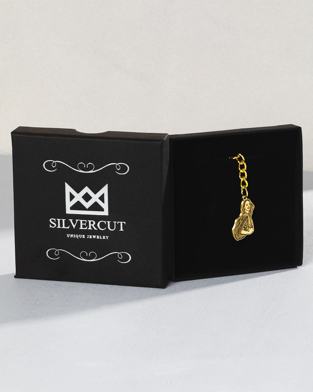 Silvercut Nøglering